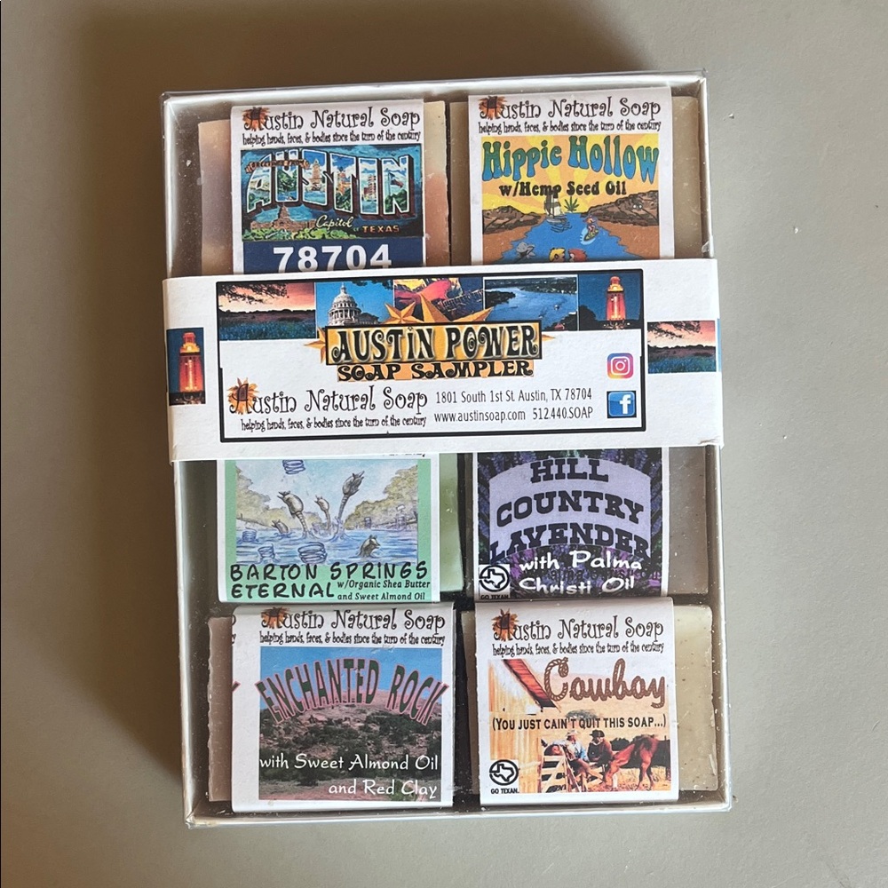 Austin Texas Theme Bar Soap Set